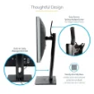 Picture of Startech.Com Free Standing Single Monitor Mount - Height Adjustable Monitor Stand - for Vesa Mount Displays Up To 32" (15lb/7kg) - Ergonomic Monitor Stand for Desk - Tilt/Swivel/Rotate - Fppneustnd