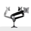 Picture of Startech.Com Desk Mount Monitor Arm for Single Vesa Display Up To 32" or 49" Ultrawide 8kg/17.6lb - Full Motion Articulating & Height Adjustable - C-Clamp, Grommet - Single Monitor Arm - ARMPIVOTE2