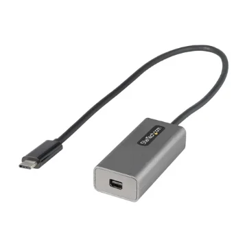 Picture of Startech.Com Usb C To Mini Displayport Adapter - 4K 60Hz Usb-C To Mdp Adapter Dongle - Usb Type-C To Mini Dp Monitor - Video Converter - Works W/Thunderbolt 3-12" Long Attached Cable - Upgraded Version of CDP2MDP - CDP2MDPEC