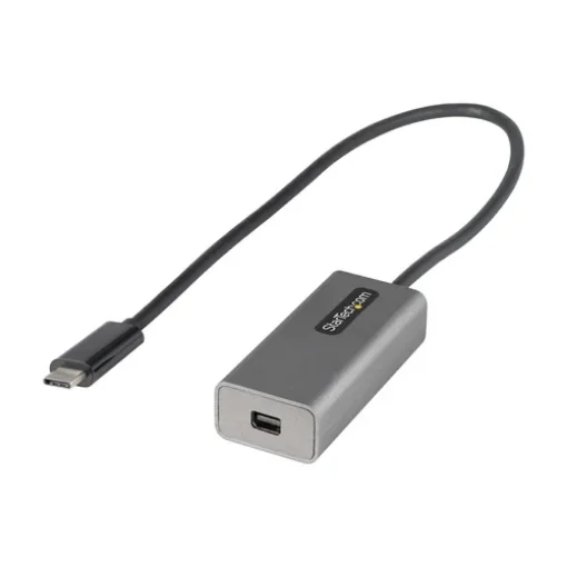 Picture of Startech.Com Usb C To Mini Displayport Adapter - 4K 60Hz Usb-C To Mdp Adapter Dongle - Usb Type-C To Mini Dp Monitor - Video Converter - Works W/Thunderbolt 3-12" Long Attached Cable - Upgraded Version of CDP2MDP - CDP2MDPEC
