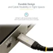 Picture of Startech.Com 20" (50cm) Usb C Cable 10Gbps - Usb 3.1 Type-C Cable - 100W (5A) Power Delivery Charging, Dp Alt Mode - Usb-C Cord for Usb-C Laptop/Phone/Device - Charge/Sync - Usb31ccv50cm