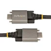 Picture of Startech.Com 3ft (1m) Side Screw Locking Usb C Cable 10Gbps - Usb-If Certified Usb-C Cable - Usb 3.1/3.2 Gen 2 Type-C Cable - 100W (5A) Power Delivery Charging, Dp Alt Mode - Dual Screw Lock - Usb-C Cord Charge/Sync - Usb31ccslkv1m