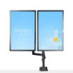 Picture of Startech.Com Desk Mount Dual Monitor Arm, Full Motion Monitor Mount for 2x Vesa Displays Up To 32" (17.6lb/8kg), Height Adjustable, Clamp/Grommet Mount, Mechanical Spring - Armdualpivot