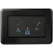 Picture of Startech.Com Conference Room Docking Station - Universal Laptop Dock - 4K Hdmi, 60W Power Delivery, Usb Hub, Gbe, Audio - In-Table Connectivity Box for Huddle/Boardroom Collaboration Space - Kitbzdock