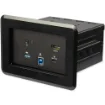 Picture of Startech.Com Conference Room Docking Station - Universal Laptop Dock - 4K Hdmi, 60W Power Delivery, Usb Hub, Gbe, Audio - In-Table Connectivity Box for Huddle/Boardroom Collaboration Space - Kitbzdock