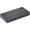 Picture of Startech.Com 2 Port Hybrid Usb-A + Hdmi & Usb-C Kvm Switch - Single 4K 60Hz Hdmi 2.0 Monitor - Compact Desktop And/Or Laptop Hdmi Kvm Switch - Usb Bus Powered - Thunderbolt 3 Compatible - Sv221huc4k
