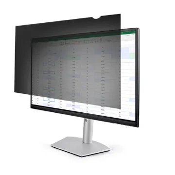Picture of Startech.Com Monitor Privacy Screen for 19 Inch Pc Display - Computer Screen Security Filter - Blue Light Reducing Screen Protector Film - 16:10 Widescreen - Matte/Glossy - +/-30 Degree - PRIVACY-SCREEN-19M