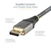 Picture of Startech.Com 3ft (1m) Vesa Certified Displayport 1.4 Cable - 8K 60Hz HDR10 - Ultra Hd 4K 120Hz Video - Dp 1.4 Cable / Cord - for Monitors/Displays - Displayport To Displayport Cable - M/M - Dp14vmm1m