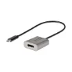 Picture of Startech.Com Usb C To Displayport Adapter - 8K/4K 60Hz Usb-C To Displayport 1.4 Adapter Dongle - Usb Type-C To Dp Monitor Video Converter - Works W/Thunderbolt 3 - W/12" Long Attached Cable - CDP2DPEC