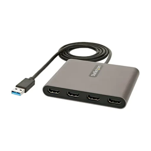 Picture of Startech.Com Usb 3.0 To Quad Hdmi Adapter, Usb To 4x Hdmi Monitor Converter for Windows (No Support for Macos/Chromeos/Linux) - Taa - Usb32hd4