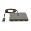 Picture of Startech.Com Usb 3.0 To Quad Hdmi Adapter, Usb To 4x Hdmi Monitor Converter for Windows (No Support for Macos/Chromeos/Linux) - Taa - Usb32hd4