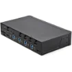 Picture of Startech.Com 4 Port Hdmi Kvm Switch - Single Monitor 4K 60Hz Ultra Hd Hdr - Desktop Hdmi 2.0 Kvm Switch with 2 Port Usb 3.0 Hub (5Gbps) and 4x Usb 2.0 Hid, Audio - Hotkey Switching - Taa - Sv431hu34k6