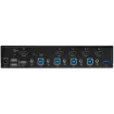 Picture of Startech.Com 4 Port Hdmi Kvm Switch - Single Monitor 4K 60Hz Ultra Hd Hdr - Desktop Hdmi 2.0 Kvm Switch with 2 Port Usb 3.0 Hub (5Gbps) and 4x Usb 2.0 Hid, Audio - Hotkey Switching - Taa - Sv431hu34k6