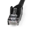 Picture of Startech.Com 7m CAT6 Ethernet Cable - Lszh (Low Smoke Zero Halogen) - 10 Gigabit 650MHz 100W Poe RJ45 10GbE Utp Network Patch Cord Snagless with Strain Relief - Black, Cat 6, Etl Verified, 24AWG - N6lpatch7mbk
