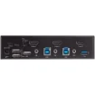 Picture of Startech.Com 2 Port Hdmi Kvm Switch - Single Monitor 4K 60Hz Ultra Hd Hdr - Desktop Hdmi 2.0 Kvm Switch with 2 Port Usb 3.0 Hub (5Gbps) and 4x Usb 2.0 Hid, Audio - Hotkey Switching - Taa - Sv231hu34k6