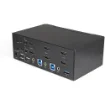 Picture of Startech.Com 2 Port Dual Monitor Hdmi Kvm Switch - 4K 60Hz Ultra Hd Hdr - Desktop 4K Hdmi 2.0 Kvm Switch with 2 Port Usb 3.0 Hub (5Gbps) & 4x Usb 2.0 Hid, Audio - Hotkey Switching - Taa - Sv231dhu34k6