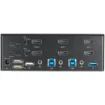 Picture of Startech.Com 2 Port Dual Monitor Hdmi Kvm Switch - 4K 60Hz Ultra Hd Hdr - Desktop 4K Hdmi 2.0 Kvm Switch with 2 Port Usb 3.0 Hub (5Gbps) & 4x Usb 2.0 Hid, Audio - Hotkey Switching - Taa - Sv231dhu34k6