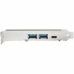 Picture of Startech.Com 5-Port Usb Pcie Card - 10Gbps Usb 3.1 Gen 2 Pcie Card W/ 1x Usb-C & 2x Usb-A - 1x 2 Port Idc (Internal 5Gbps Usb Header Expansion) - Usb C Pci Express Controller Card - Pexusb312a1c1h