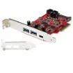 Picture of Startech.Com 5-Port Usb Pcie Card - 10Gbps Usb 3.1 Gen 2 Pcie Card W/ 1x Usb-C & 2x Usb-A - 1x 2 Port Idc (Internal 5Gbps Usb Header Expansion) - Usb C Pci Express Controller Card - Pexusb312a1c1h