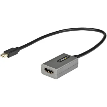 Picture of Startech.Com Mini Displayport To Hdmi Adapter - Mdp To Hdmi Adapter Dongle - 1080p - Mini Displayport 1.2 To Hdmi Monitor/Display - Mini Dp To Hdmi Video Converter - 12" Long Attached Cable - Upgraded Version of MDP2HDMI - MDP2HDEC