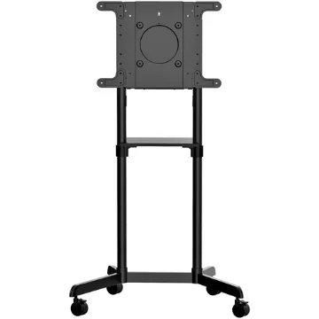 Picture of Startech.Com Mobile Tv Cart - Portable Rolling Tv Stand for 37-70" Vesa Display (154lb/70kg) - Tv Stand W/Shelf & Storage Compartment - Rotate/Tilt Display - Universal Tv Mount on Wheels - Mbltvstndec