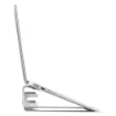 Picture of Startech.Com Laptop Stand - 2-In-1 Laptop Riser Stand or Vertical Stand - Ideal for Ultrabooks & Macbook Pro/Air - Ergonomic Angled Notebook Holder for Office Desk - Silver, Aluminum - Ltstnd2in1