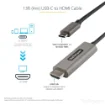Picture of Startech.Com 13ft (4m) Usb C To Hdmi Cable 4K 60Hz W/ HDR10 - Ultra Hd Usb Type-C To 4K Hdmi 2.0b Video Adapter Cable - Usb-C To Hdmi Hdr Monitor/Display Converter - Dp 1.4 Alt Mode HBR3 - Cdp2hdmm4mh