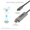 Picture of Startech.Com 10ft (3m) Usb C To Hdmi Cable 4K 60Hz w/HDR10 - Ultra Hd Usb Type-C To 4K Hdmi 2.0b Video Adapter Cable - Usb-C To Hdmi Hdr Monitor/Display Converter - Dp 1.4 Alt Mode HBR3 - Cdp2hdmm3mh