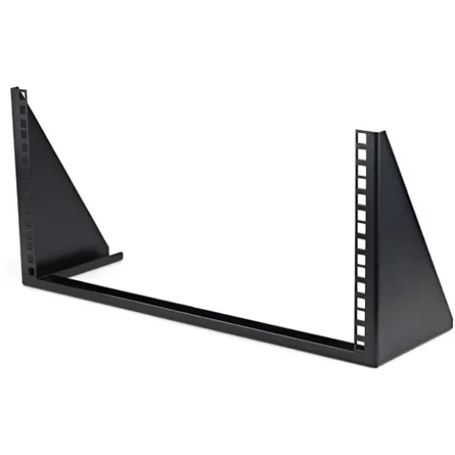 Picture of Startech.Com 5U Vertical Wall Mount Rack - 19in Low Profile Open Wall Mounting Bracket - Network/Server Room/Data/Av/It/Patch Panel/Communication/Computer Equipment - W/ Cage Nuts/Screws - RK519WALLV