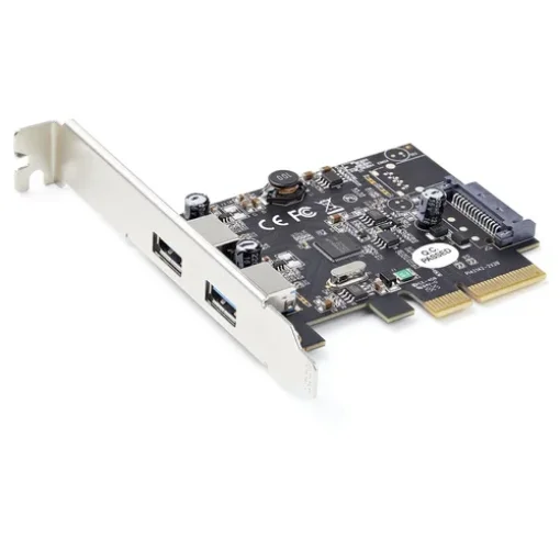 Picture of Startech.Com 2-Port Usb Pcie Card with 10Gbps/port - Usb 3.1/3.2 Gen 2 Type-A Pci Express 3.0 x2 Host Controller Expansion Card - Add-On Adapter Card - Full/Low Profile - Windows & Linux - Pexusb312a3