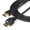 Picture of Startech.Com 6ft (2m) Hdmi Cable with Locking Screw - 4K 60Hz Hdr - High Speed Hdmi 2.0 Monitor Cable with Locking Screw Connector for Secure Connection - Hdmi Cable with Ethernet - M/M - HDMM2MLS