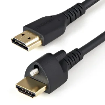 Picture of Startech.Com 3ft (1m) Hdmi Cable with Locking Screw - 4K 60Hz Hdr - High Speed Hdmi 2.0 Monitor Cable with Locking Screw Connector for Secure Connection - Hdmi Cable with Ethernet - M/M - HDMM1MLS