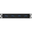 Picture of Startech.Com ~4 Port Usb C Hub - 4x Usb-A - Usb 3.0 Type-C Hub - Usb 3.2 Gen 1 (5Gbps) - Bus Powered Portable Usb-C To Usb-A Adapter Laptop Hub - 11.2" (28.5cm) Cable W/ Cable Management - Hb30cm4ab