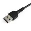 Picture of Startech.Com 12inch (30cm) Durable Black Usb-A To Lightning Cable - Heavy Duty Rugged Aramid Fiber Usb Type a To Lightning Charger/Sync Power Cord - Apple Mfi Certified Ipad/Iphone 12 - RUSBLTMM30CMB