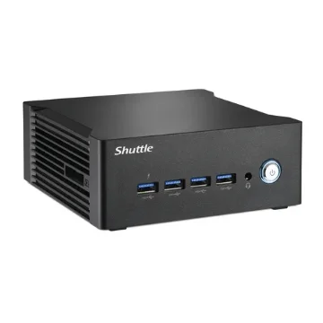 Picture of Shuttle Nano Pc Na10h7, Amd Ryzen™ 7-8845HS Apu, Radeon780M , 2xHDMI, 2xUSB-C 4.0(Dp), 2x2.5Gbit Lan, 24/7 Permanent Operation, Incl. Vesa - Na10h7