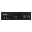 Picture of Shuttle Slim Pc DH770 , S1700, 2x Hdmi, 2x Dp , 2x 2.5G Lan, 2x Com, 8x Usb, 1x 2.5", 2x M.2, 24/7 Permanent Operation, Incl. Vesa - DH770
