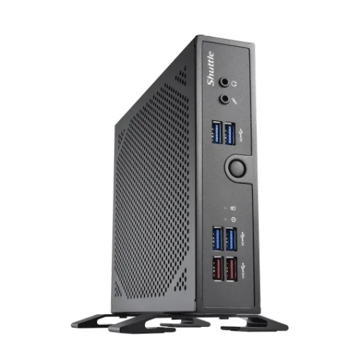 Picture of Shuttle Xpc Slim Barebone Ds50u5, i5-1335U, 2x Lan (1x 2.5Gbit ,1x 1Gbit), 1xCOM,1xHDMI,1xDP, 1x Vga, Fanless, 24/7 Permanent Operation - Ds50u5