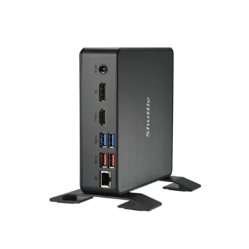 Picture of Shuttle Xpc Nano Pc Nc40u7, Intel Core i7-1255U, 1x Hdmi, 1x DP,1xUSB-C/DP, 6x USB3.2, 1x 2.5" Bay, 2x M.2, 1x Lan, Raid, 24/7 Permanent Operation, Incl. Vesa & Stand - Nc40u7