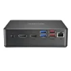 Picture of Shuttle Xpc Nano Pc Nc40u3, Intel Core i3-1215U, 1x Hdmi, 1x DP,1xUSB-C/DP, 6x USB3.2, 1x 2.5" Bay, 2x M.2, 1x Lan, Raid, 24/7 Permanent Operation, Incl. Vesa & Stand - Nc40u3