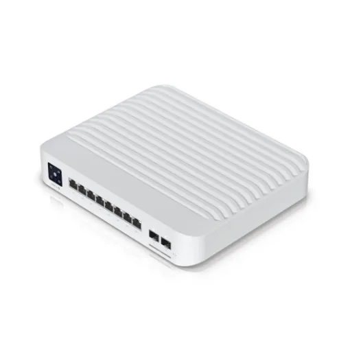 Picture of Ubiquiti Unifi Usw-Pro-8-Poe Network Switch Managed L2/L3 Gigabit Ethernet (10/100/1000) Power Over Ethernet (Poe) 1U White - Usw-Pro-8-Poe