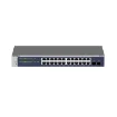 Picture of Netgear Gs724tv6 Managed L2+/L3 Gigabit Ethernet (10/100/1000) 1U Blue, Grey - GS724T-600EUS