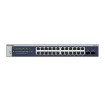 Picture of Netgear Gs724tv6 Managed L2+/L3 Gigabit Ethernet (10/100/1000) 1U Blue, Grey - GS724T-600EUS