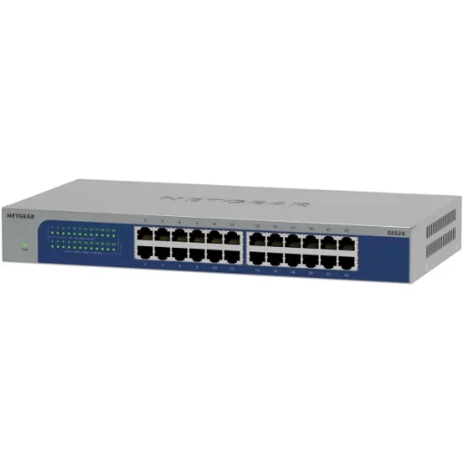 Picture of Netgear GS524-300EUS Network Switch Unmanaged Gigabit Ethernet (10/100/1000) Grey - GS524-300EUS