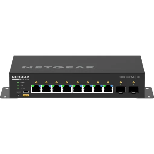 Picture of Netgear 8X1g Poe+ 220W and 2xSFP+ Managed Switch - GSM4210PX-100EUS