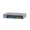 Picture of Netgear 8-Port Ultra60 Poe++ Multi-Gigabit (2.5G) Ethernet Plus Switch Managed L2/L3 2.5G Ethernet (100/1000/2500) Power Over Ethernet (Poe) Grey - MS108EUP-100EUS