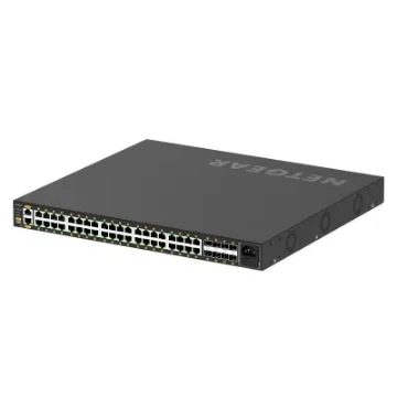 Picture of Netgear GSM4248P-100EUS Network Switch Managed L2/L3/L4 Gigabit Ethernet (10/100/1000) Power Over Ethernet (Poe) Black - GSM4248P-100EUS