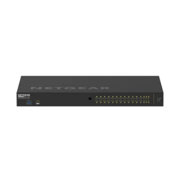 Picture of Netgear GSM4230P-100EUS Network Switch Managed L2/L3 Gigabit Ethernet (10/100/1000) Power Over Ethernet (Poe) 1U Black - GSM4230P-100EUS