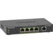Picture of Netgear 5-Port Gigabit Ethernet High-Power Poe+ Plus Switch (GS305EPP) Managed L2/L3 Gigabit Ethernet (10/100/1000) Power Over Ethernet (Poe) Black - GS305EPP-100PES