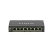 Picture of Netgear 8-Port Gigabit Ethernet Poe+ Plus Switch (GS308EP) Managed L2/L3 Gigabit Ethernet (10/100/1000) Power Over Ethernet (Poe) Black - GS308EP-100PES