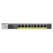 Picture of Netgear GS108LP Unmanaged Gigabit Ethernet (10/100/1000) Power Over Ethernet (Poe) 1U Black, Grey - GS108LP-100EUS